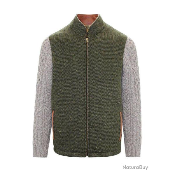Veste SHACKLETON green herringbone - 48