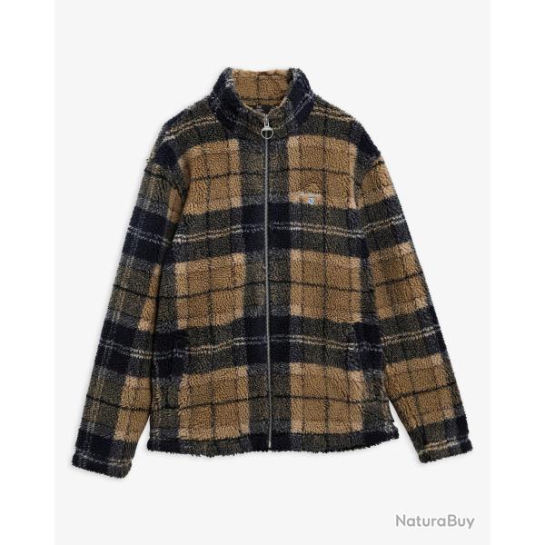 Veste sherpa en tartan Homme Through - Birchwood Dress - Barbour - 2XL / Multicolore