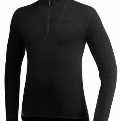 Zip turtleneck 200 en 3 coloris - S / Noir