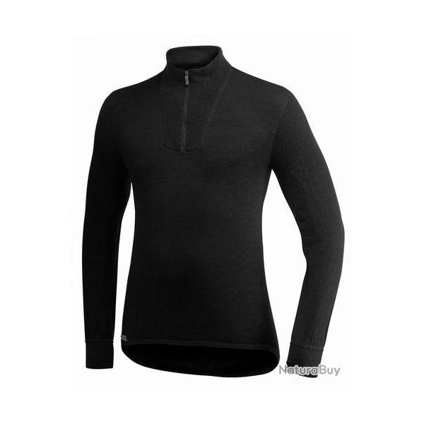 Zip turtleneck 200 en 3 coloris - 3XL / Noir