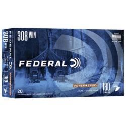 Munitions Federal Power Shok - Cal. 308 Win. - 180 grains