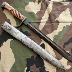 Ba&iuml;onnette allemande mauser gewehr 98/05 Weimar WW2