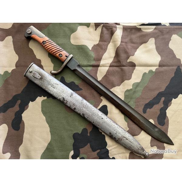 Ba�onnette allemande mauser gewehr 98/05 Weimar WW2