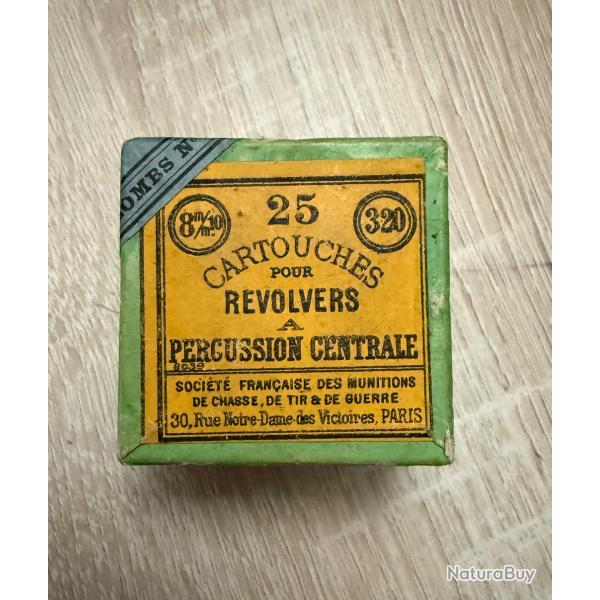 Bo�te pleine d'�poque cartouches calibre .320 CAT�GORIE D
