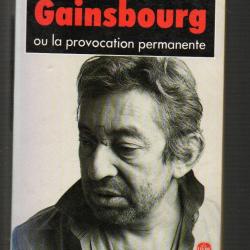 gainsbourg ou la provocation permanente d'yves salgues livre de poche