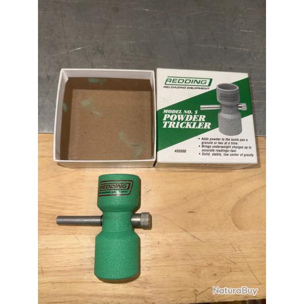 REDDING MODEL N�5 POWDER TRICKLER  EGRENEUR A POUDRE NEUF