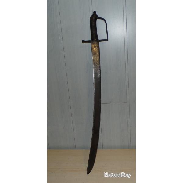 sabre grenadier infanterie m.1767 marquage sur lame sans fourreau