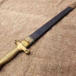 GLAIVE SUISSE MOD&Egrave;LE 1842/52 DE PIONNIER fourreau 1862/68 (S8)