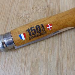 Couteau pliant OPINEL N&deg;8 s&eacute;rie collection 150 ANS Savoie France