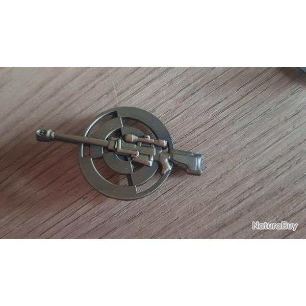 Insigne pucelle tireur d'�lite TE arm�e collection sniper