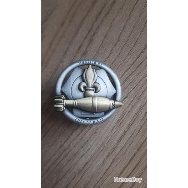 Insigne pucelle mortier chef arm�e collection