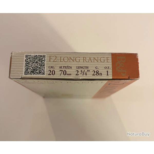 Top affaire 1 bo�te de 10 cartouches B&P F2 Long Range cal 20 plomb 6 NI � 1 euro Port offert !