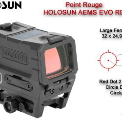 Point Rouge HOLOSUN AEMS EVO RD pour arme longue