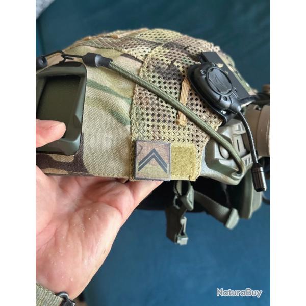 Mini grade tactique Sergent (SGT) - Format 2,5x2,5 cm (Fond BME / 100 % Cordura 500D)