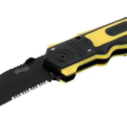 couteau fermant Walther secours jaune manche polymere