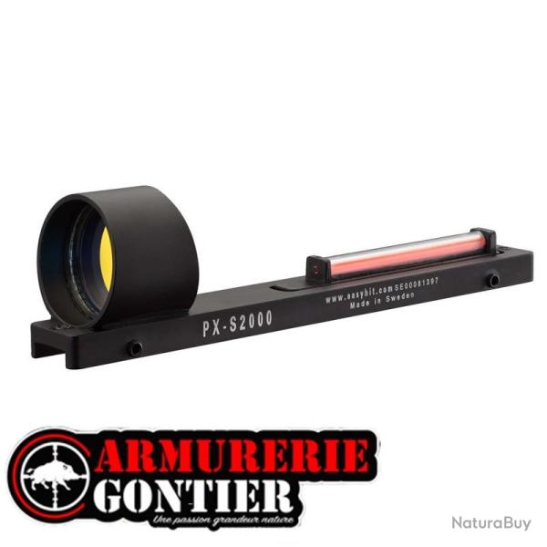 Viseur Point Rouge Easy Hit PX-S2000 Fibre Optique Sans Batterie