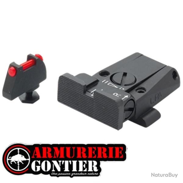 Hausse R�glable LPA avec Guidon Fibre Optique pour Glock 17 � 48