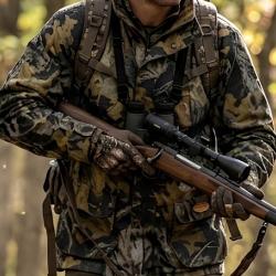 LEDERTYS LY0004 Veste de chasse d&eacute;perlante camouflage Forestwood PROMO
