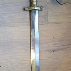 Glaive d'infanterie mod&egrave;le 1831 - Ch&acirc;tellerault 1834 - Fourreau num&eacute;rot&eacute; 11