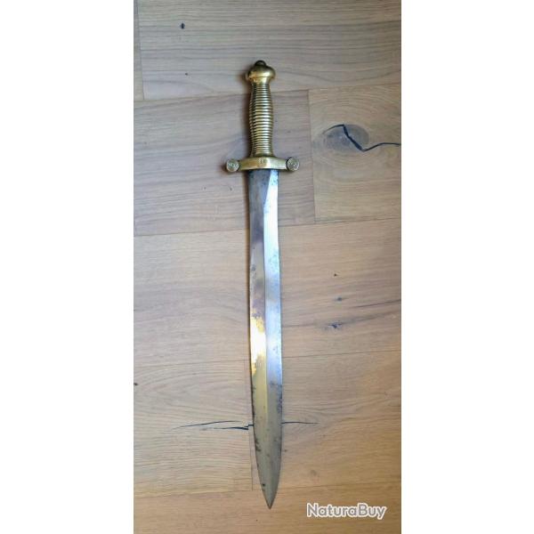 Glaive d'infanterie mod�le 1831 - Ch�tellerault 1834 - Fourreau num�rot� 11