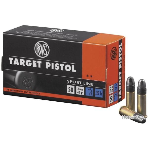 500 Cartouches RWS Sport Line Pistol Cal.22 LR