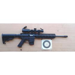 SMITH & WESSON MP15-22 en TBE avec 2 chargeurs et une lunette 1-4 x 24 ;  arme Admissible au TAR 821