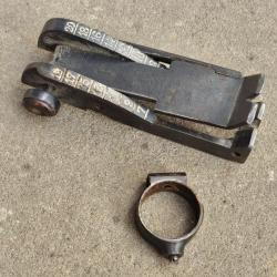 Hausse compl&egrave;te de fusil Carcano 1891