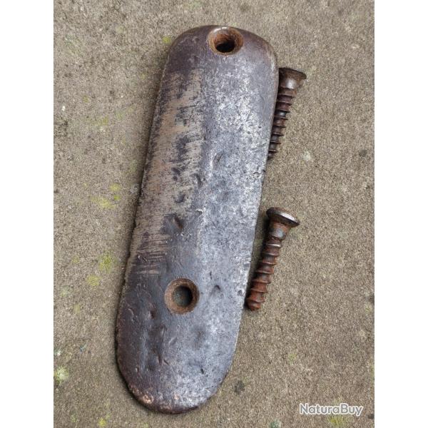Plaque de couche de fusil Carcano 1891 avec ses vis