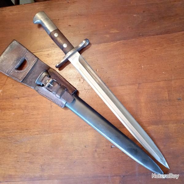 Ba�onnette K31 ELSENER SCHWYZ VICTORIA avec porte fourreau