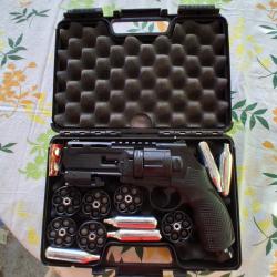 Revolver Umarex T4E TR50 Gen 2 Cal.50 13 Joules + malette+ point rouge+ co2+ billes+ 7 barillets