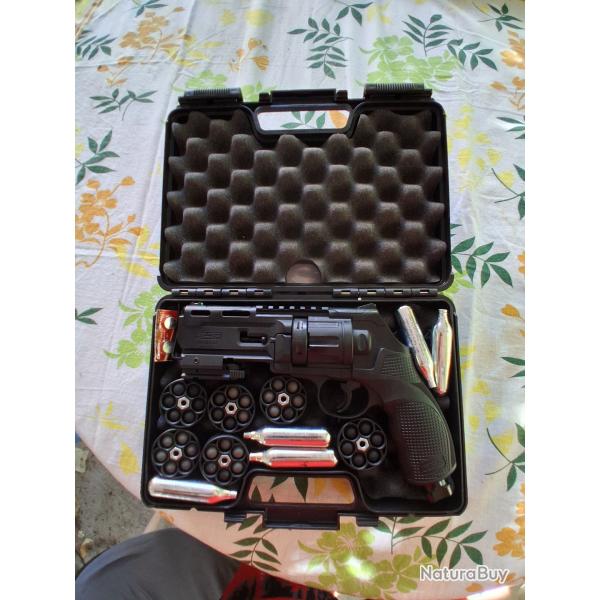 Revolver Umarex T4E TR50 Gen 2 Cal.50 13 Joules + malette+ point rouge+ co2+ billes+ 7 barillets