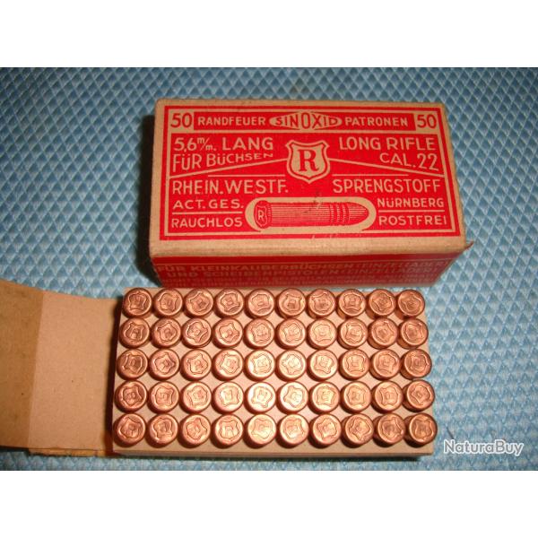 BOITE DE 22LR SPORTMODELLPATRONE  COLLECTOR