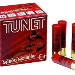 Cartouches Tunet Traditionnelles Speed Nickel&eacute;e Cal.20/70 24gr PAR 75