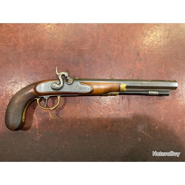 Pistolet de tir � percussion William Moore par Paolo Bondini calibre 45
