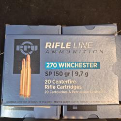 PPU 270 Win 150Gr SP x3 boites