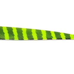 PLUME NATURELLE SHIELD DROITE 5" SKYLON -LEMON TIGRE (x6)