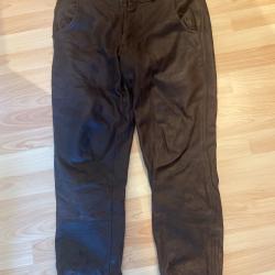 Pantalon en cuir verney-carron taille 42Couleur marron