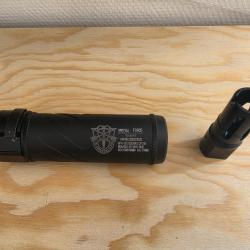Silencieux airsoft 14mm QD