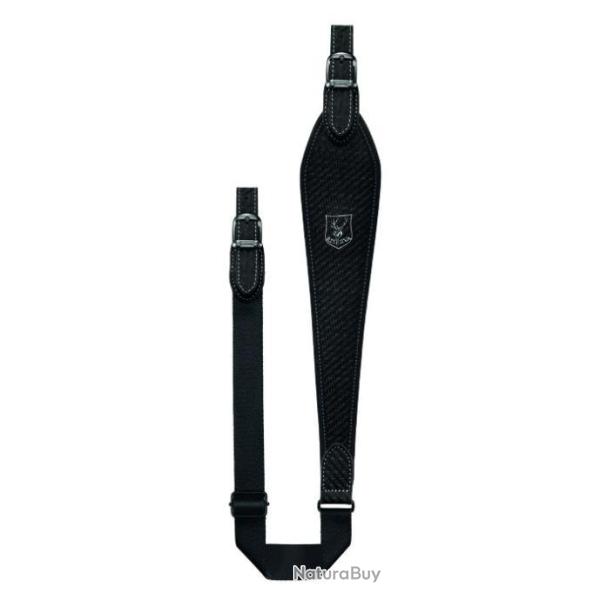 Bretelle noir cuir effet carbon , RISERVA.