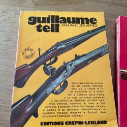 Lot de 3 livres : Guillaume Tell � L'annuaire des armes (N&deg; 1, 2 et 3) � Caranta