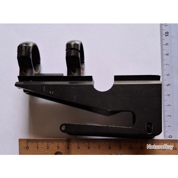 SUPPORT MONTAGE RAIL LUNETTE ARC ARBALETE + COLLIERS 25.4 FUSIL CARABINE REVOLVER PISTOLET ARME ??