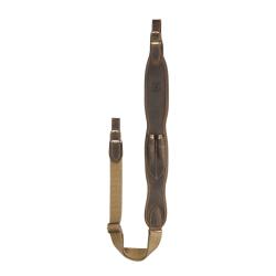 Bretelle cuir marron , RISERVA.