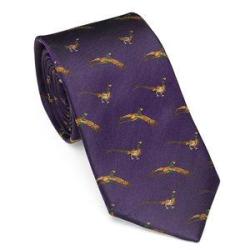 Cravates Flying Pheasant - Heather