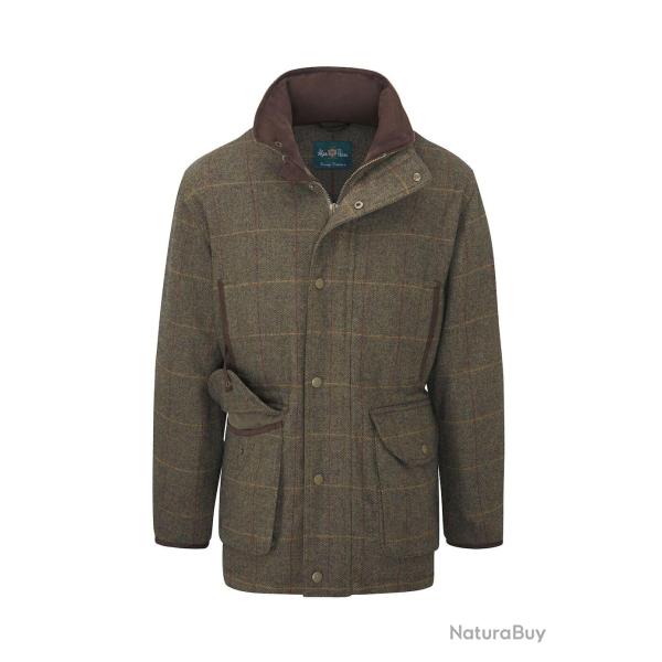 Manteau en tweed Homme Compton - Teak - Alan Paine - L / Marron