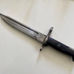 Ancienne Ba&iuml;onnette US springfield 1905 couteau poignard de tranch&eacute;e ww1