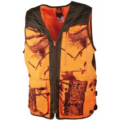 GILET CAMO ORANGE SOMLYS, T: 5XL.