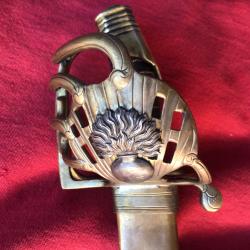 SABRE D'OFFICIER DE GENDARMERIE 1811 &Agrave; RESTAURER