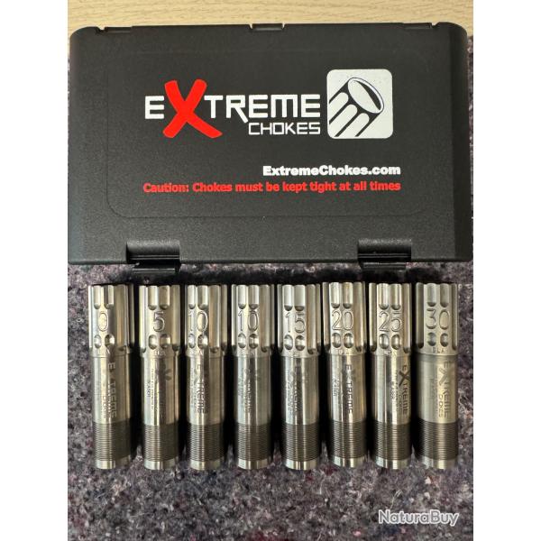 Lot de 8 chokes Extreme titane Blaser F3/F16