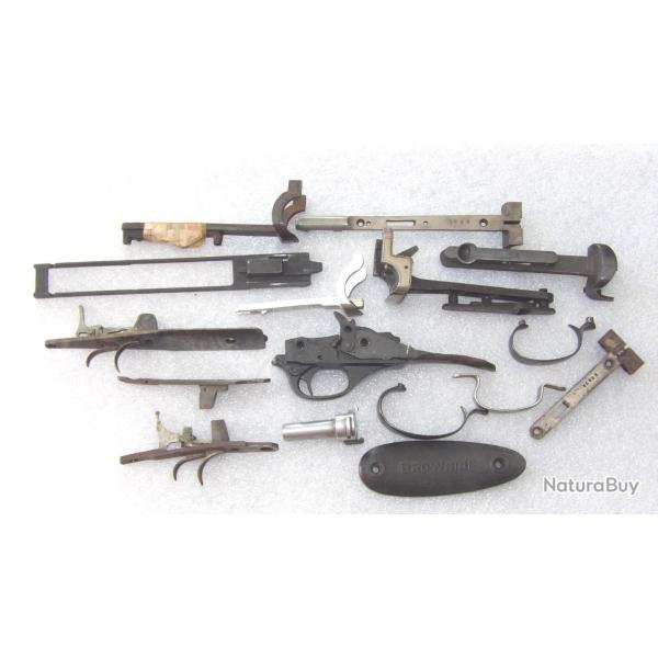 GROS LOT de pieces devants fer pontet sous garde et...- VENDU PAR JEPERCUTE (SW740)