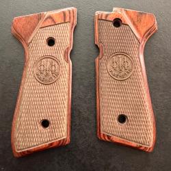 Plaquette bois beretta 92FS 92